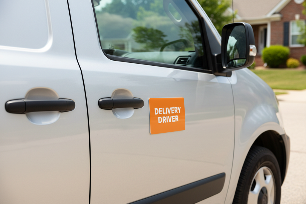 Delivery Driver Car Magnet
