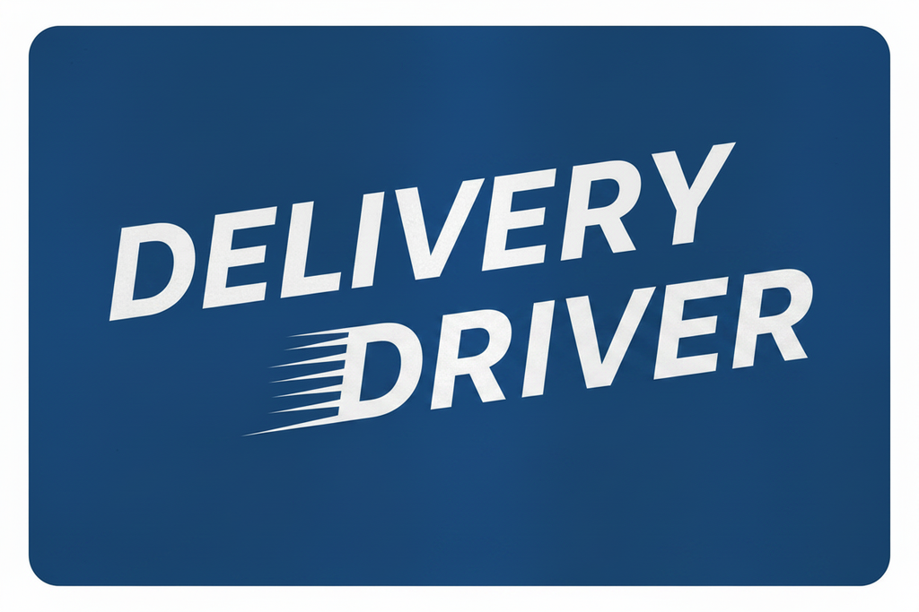 Delivery Driver Car Magnet